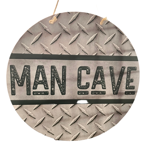 Man Cave Door Hanger Sign