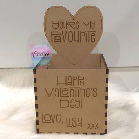 Happy Valentine’s Day Personalised Sweets Box